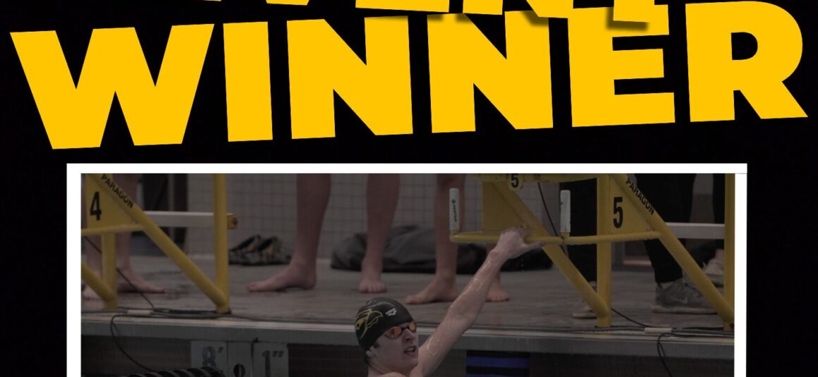 Event Winner 100 yd Freestyle : Cillian Slater