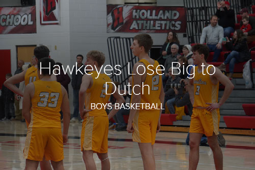 Hawkeyes Lose Big to Dutch