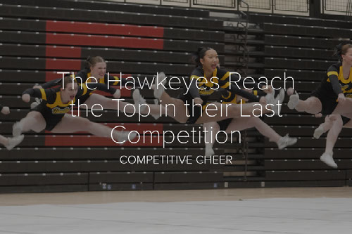 he Hawkeyes Reach the Top in their Last Competition