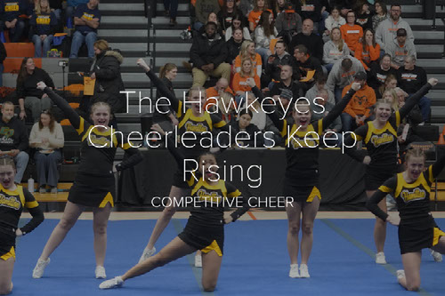 The Hawkeyes Cheerleaders Keep Rising
