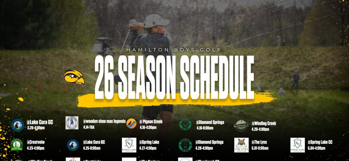 26 Season Schedule