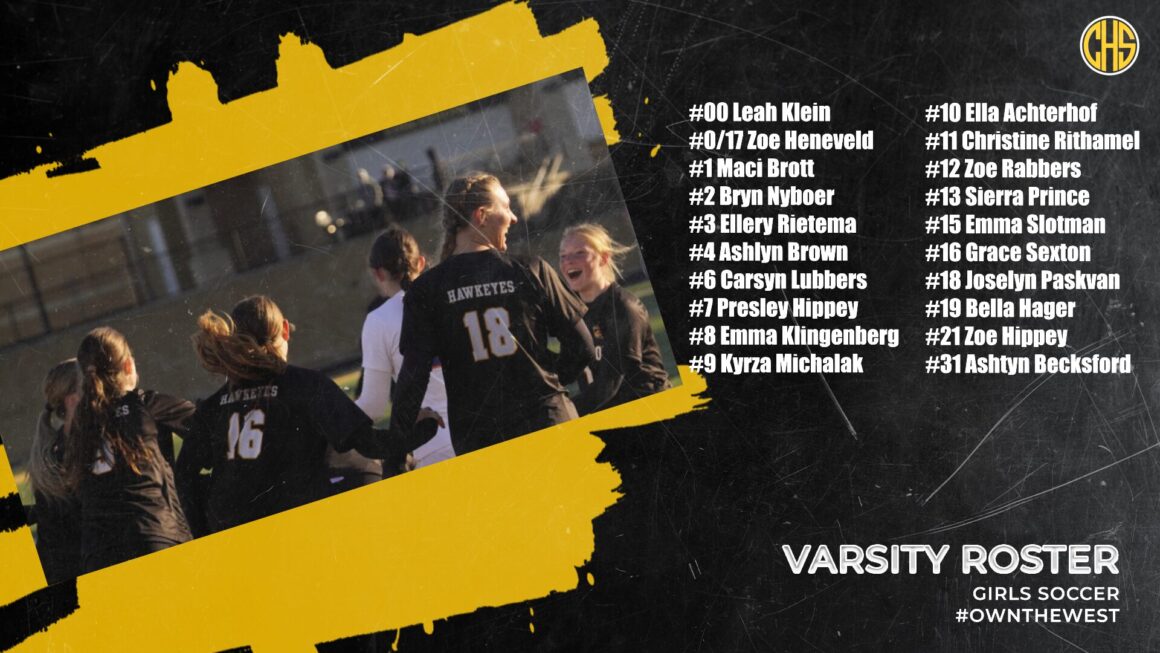 Girls Soccer: Roster