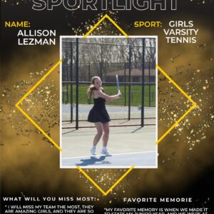 Girls Tennis: Senior Sportlight