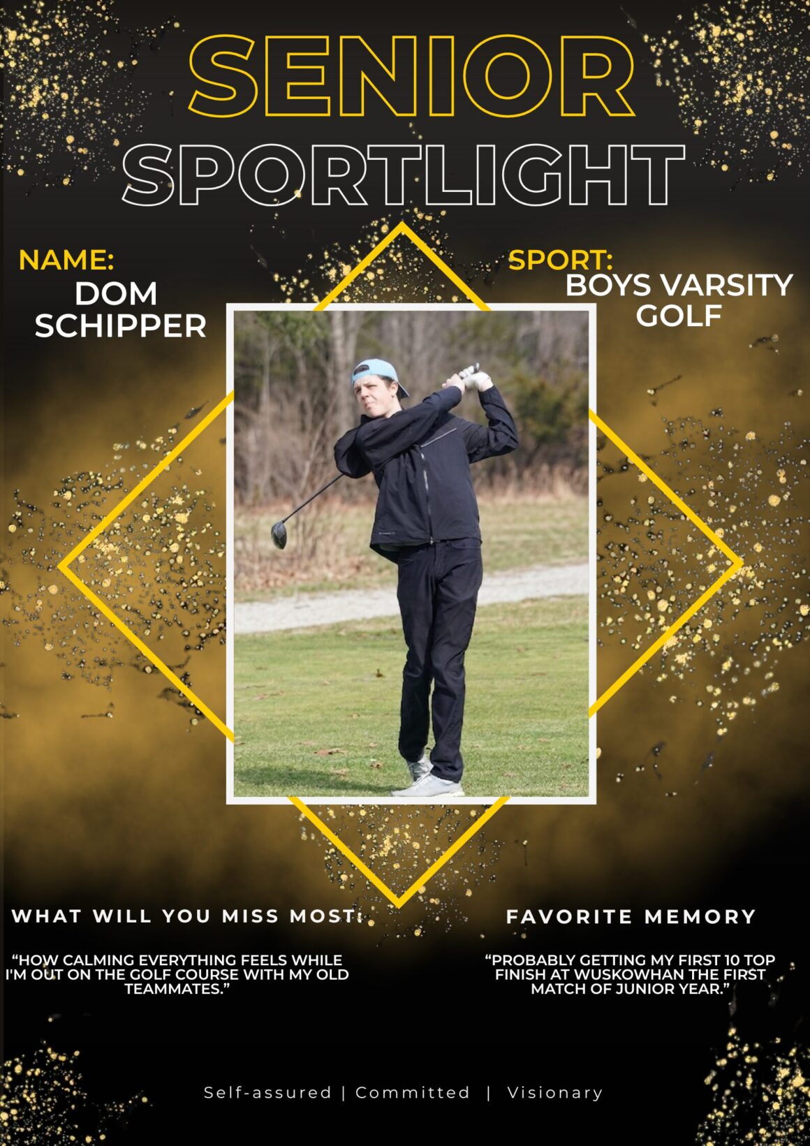 Boys Golf: Senior Sportlight