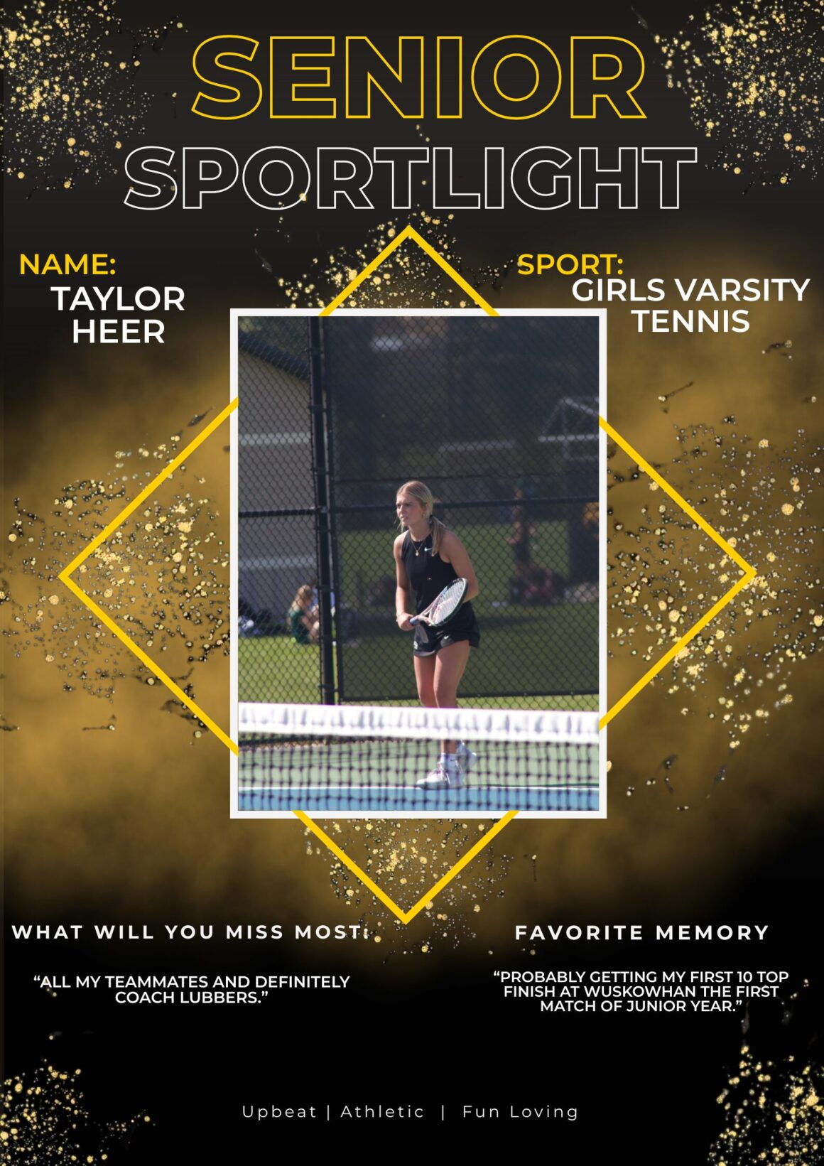 Girls Tennis: Senior Sportlight