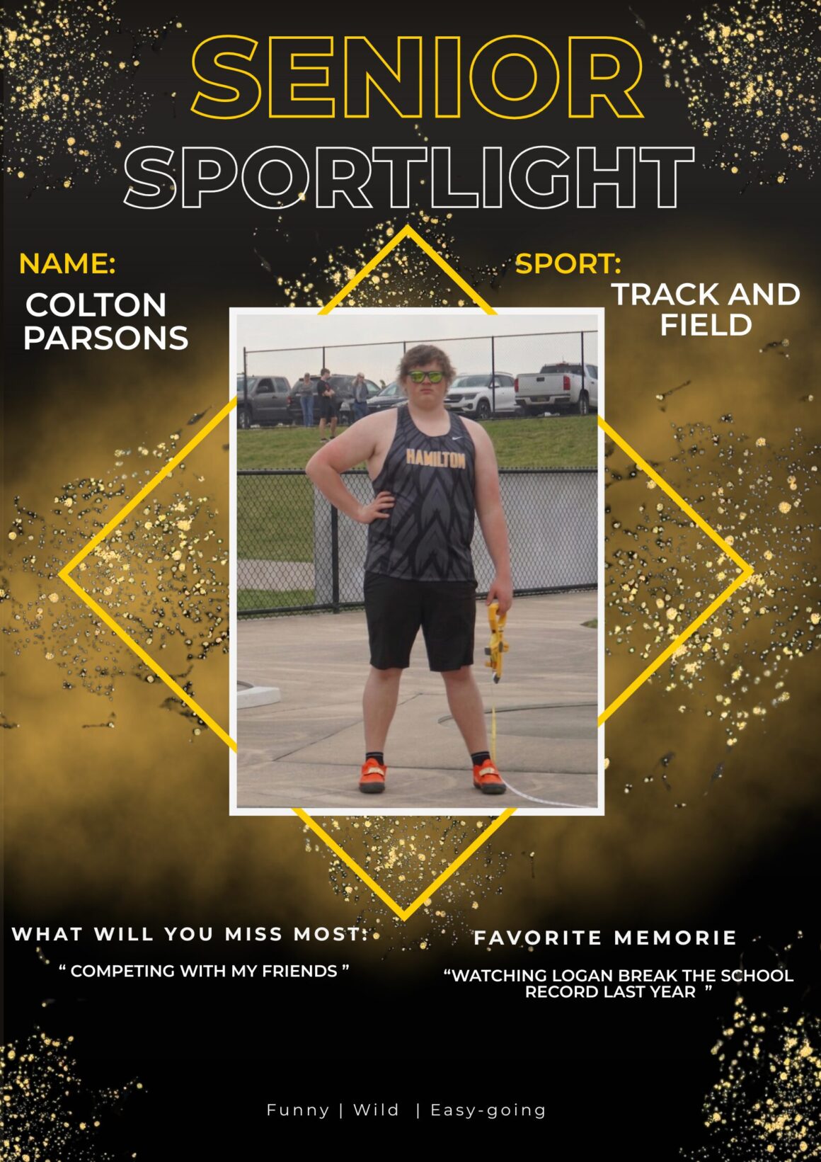 Coltan Parsons Senior Sportlight