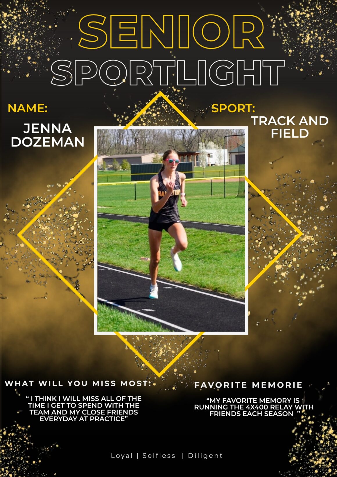 Jenna Dozeman Senior Sportlight