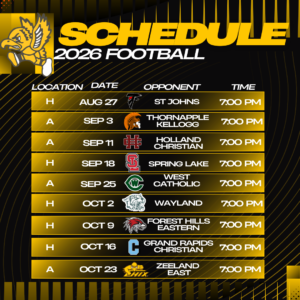 2026 Football Schedule
