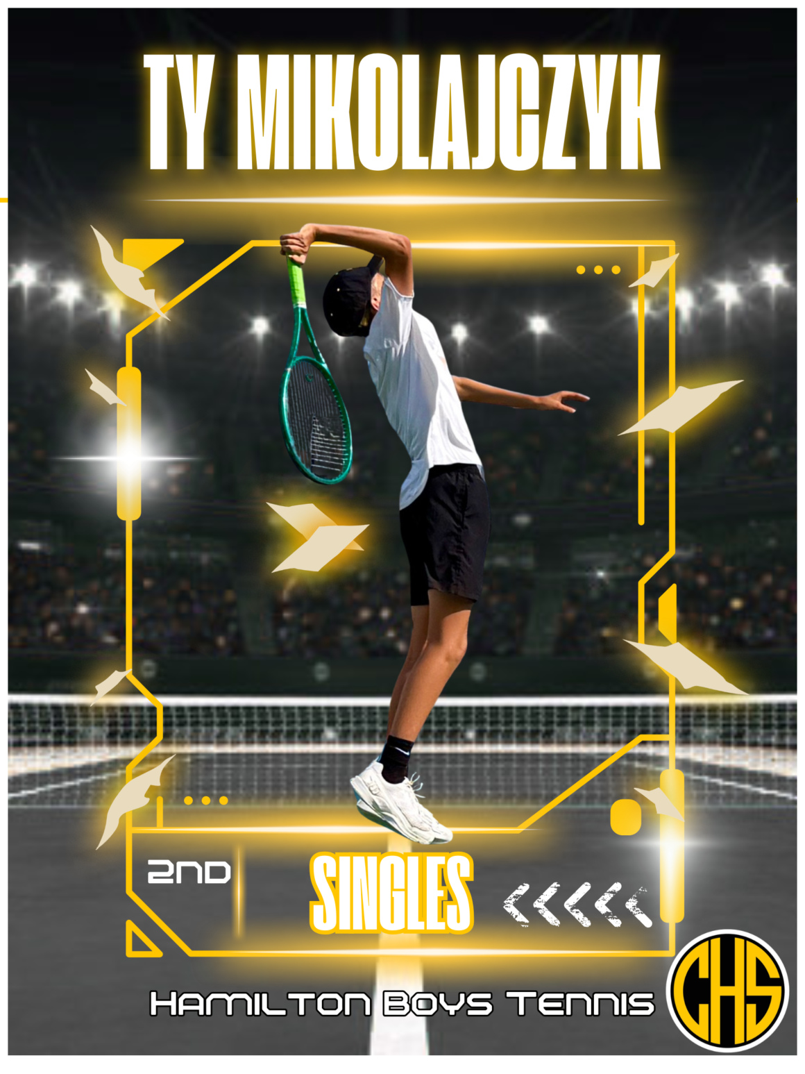 Singles: Ty Mikoklajczyk Boys Tennis