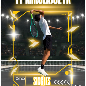Singles: Ty Mikoklajczyk Boys Tennis