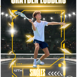 Singles: Grayden Lubbers Boys Tennis